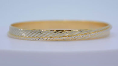 Bangles with Diamond Stripes
