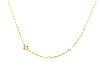 Ek Omkar Yellow Gold Diamond Pendent Necklace